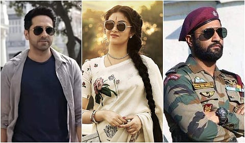 Ayushmann Khurrana from 'Badhai Ho', Keerthy Suresh from 'Mahanati' and Vicky Kaushal from 'Uri: The Surgical Strike.'