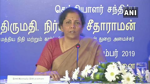 Finance Minister Nirmala Sitharaman (Photo | ANI)