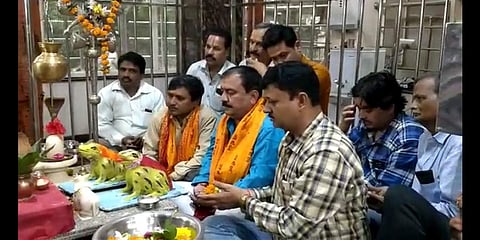 A frog couple was 'divorced' to stop rain from battering Madhya Pradesh.