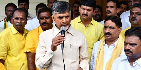 TDP supremo Chandrababu Naidu