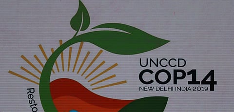 14th Session of the Conference of the Parties (COP14) to United Nations Convention to Combat Desertification in Greater Noida, India. (Photo | AP)