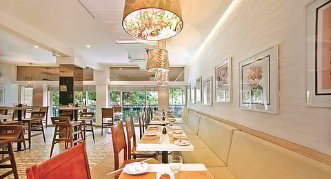 A view of 'Diva Spiced' by celebrity Chef Ritu Dalmia in New Delhi.