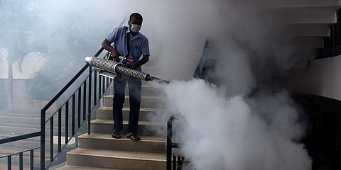 Image of anti-dengue fogging for representation purpose. (File | EPS)