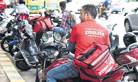 Zomato Delivery Man (File Photo |EPS)