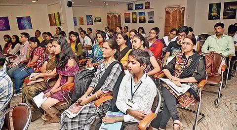 Participants at Express Poetry Contest 2019 (Photo | EPS)