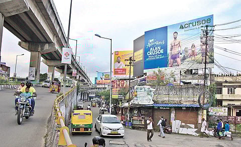 Hoardings near Town Hall in Kochi | ARUN ANGELA
