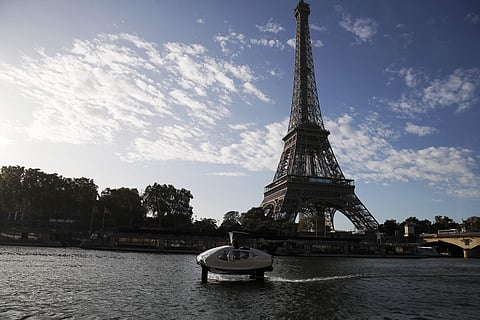 Paris is testing out a new form of travel - an eco-friendly bubble-shaped taxi that zips along the water, capable of whisking passengers up and down the Seine River. Dubbed Seabubbles, the vehicle is still in early stages, but proponents see it as a new m