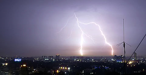 Image of lightning used for representational purpose only (Photo| Pushkar V)