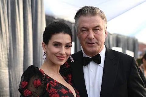 Actor Alec Baldwin and his wife Hilaria (File photo | AFP)