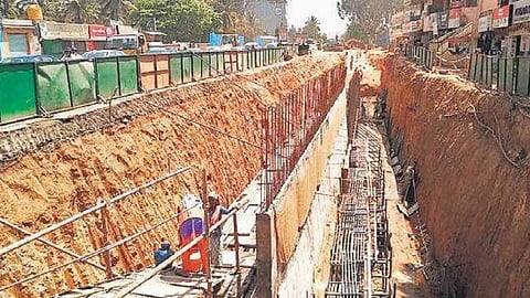 BBMP is awaiting government funds to complete underpass work.