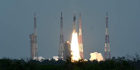 Chandrayaan-2 launch from Satish Dhawan Space Research center in Sriharikota. (File photo | Ashwin Prasath, EPS)