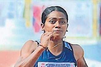 200m sprinter Archana Suseendran’s best timing this season was 23.18s