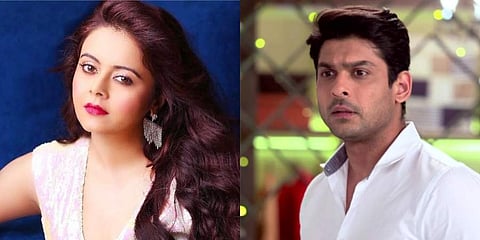 Actors Siddharth Shukla and Devoleena Bhattacharjee (Photo | Twitter)