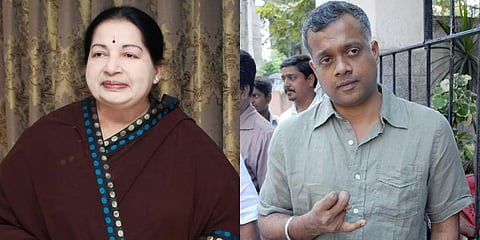 Late Tamil Nadu CM Jayalalithaa and 'Queen' web series director Gautham Menon (Photo | PTI)