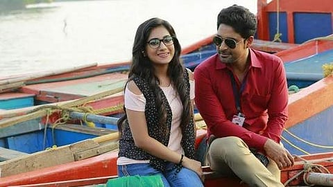 A still from romantic comedy 'Munthiri Monchan: Oru Thavala Paranjha Kadha'.