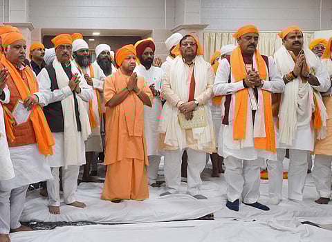 The state treasury paid Rs 86 lakh as income tax of the ministers and CM Yogi Adityanath. (File photo | PTI)