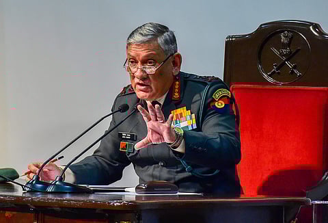General Bipin Rawat's three-year tenure will culminate on December 31 this year. (File photo | PTI)