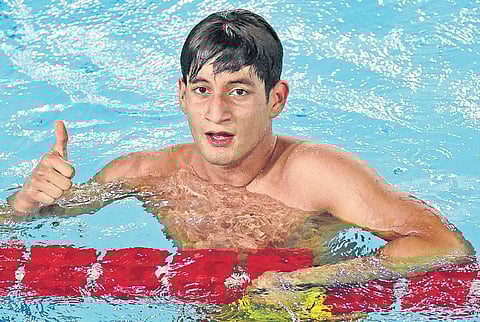 Kushagra Rawat bagged gold in 200m and 800m freestyle at the Asian Age Group Championships | Vinod Kumar T