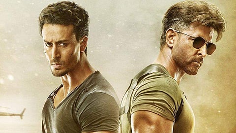 A still from Tiger Shroff and Hrithik Roshan-starrer 'War'.