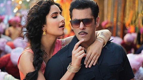 Bollywood actors Salman Khan and Katrina Kaif (Photo | YouTube Screengrab)