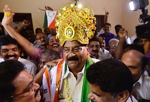 Mani C Kappan of NCP. (Photo | Vishnu Prathap)