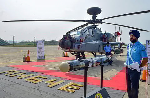 The Indian Air Force has already inducted Apache helicopters (File photo | PTI)