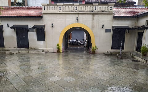 A view of 'Kaba Gandhi no Delo' the house where Gandhi spent most of his formative years in Rajkot Sunday Sept. 29 2019. | (Photo | PTI)