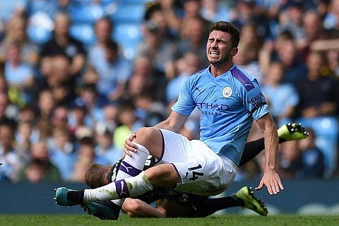 Manchester City defender Aymeric Laporte is set to miss the rest of 2019 (Photo | AFP)