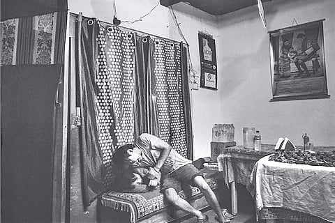 His ongoing solo show Lucid amalgamates two series of works, Labyrinth and The Rum Diary.