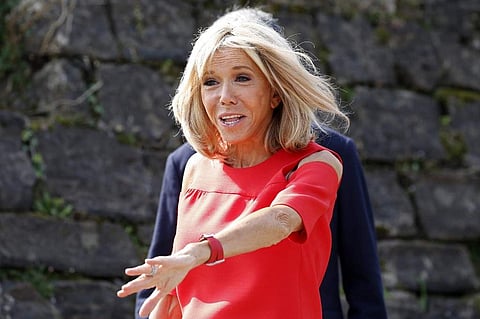 Wife of French President Brigitte Macron. (Photo | AFP)