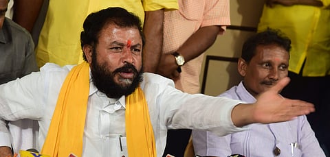 Denduluru TDP MLA Chintamaneni Prabhakar (File | EPS)