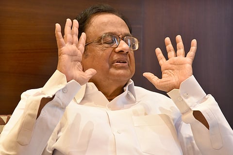 Former Finance Minister P Chidambaram (Photo | Nagaraja Gadekal, EPS)