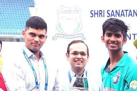 St Bede’s HSS, winners of the cricket event at the RS Jhaver Olympics 2019