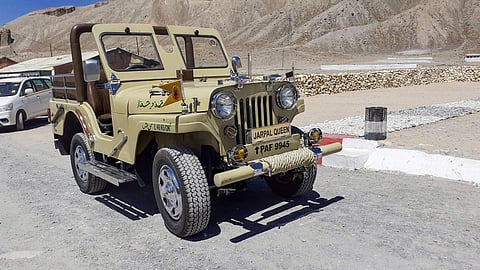 A Pakistani jeep captured by the 3 Grenadier Regiment in the 1971 war in Leh Wednesday September 04 2019. | PTI
