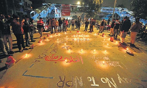Protesters have been on an indefinite sit-in against Citizenship Amendment Act (CAA) and National Register of Citizens (NRC), at Shaheen Bagh in New Delhi (File photo| Arun Kumar, EPS)