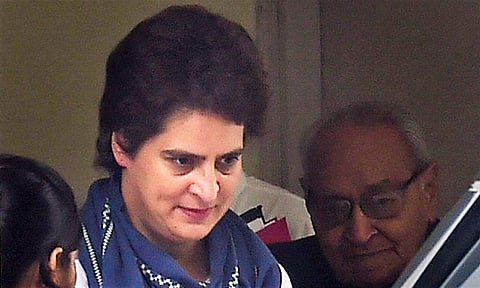 Congress general secretary Priyanka Gandhi (Photo | PTI)