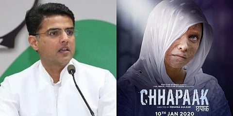 Sachin Pilot plans to see Deepika's 'Chhapaak'