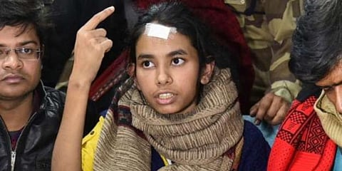 JNUSU president Aishe Ghosh (Photo | PTI)