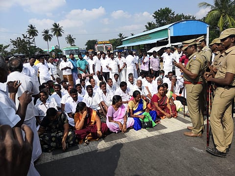 Following the issue, officials announced that the result of the indirect election in Kalasapakkam panchayat union was withheld. (Photo | EPS)