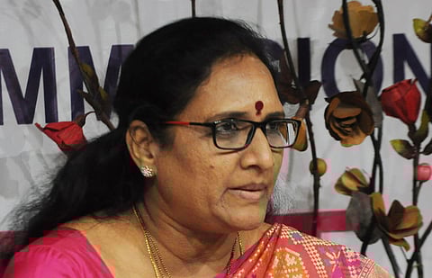 Andhra Pradesh Women’s Commission chairperson Vasireddy Padma| Express