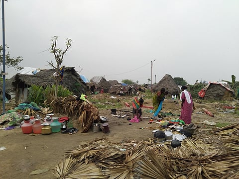 (Without electricity, snakes and scorpions enter their huts, making it impossible to live| Photo- Express)