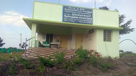 A view of the primary health sub-centre at Keezha Perambalur. Most of them do not have doctors and only nurses attend to cases. (Photo | EPS)