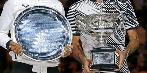 Australian Open trophies (File Photo | AP)