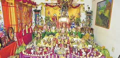 Idols, dolls and toys showcased at the house of B Suryanarayana Murthy| RVK Rao