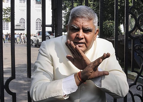 West Bengal Governor Jagdeep Dhankhar. (File | PTI)