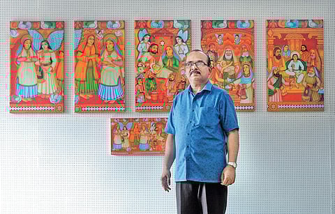 Sasi K Warier and his works A Sanesh