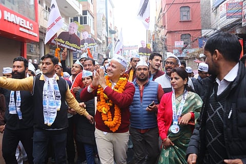 Manish Sisodia will file his nomination from Patparganj assembly. (Photo | AAP Twitter)