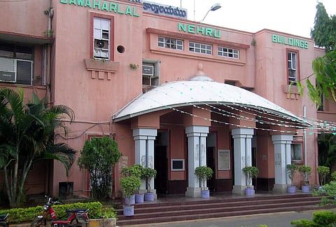 A view of Vijayawada Municipal corporation building in the city (File Photo| Ch Narayana Rao, EPS)