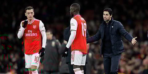 Arsenal gaffer Mikel Arteta (Photo | AP)