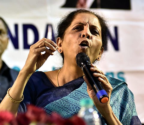 Union Finance Minister Nirmala Sitharaman. (Photo | P Jawahar, EPS)